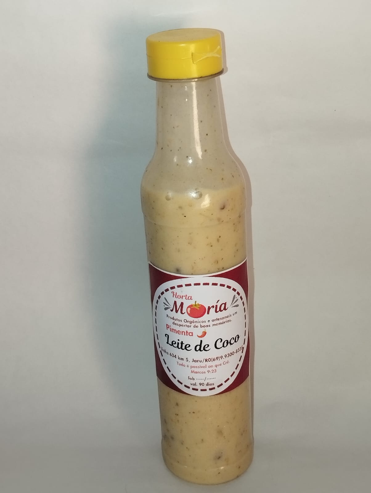 Molho de Pimenta com Leite de Coco